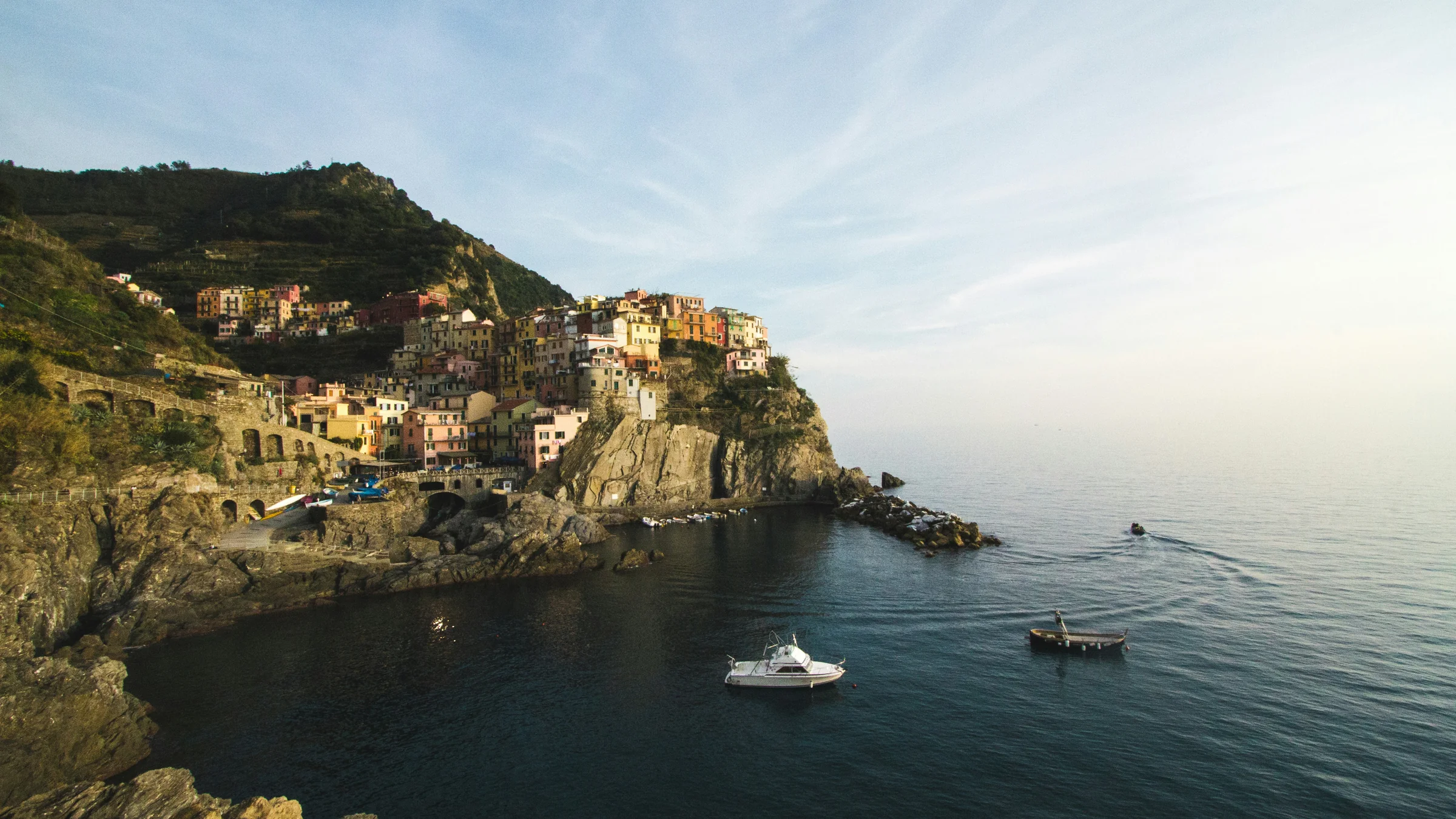 Cinque Terre, Italy — pastel villages above the Ligurian Sea